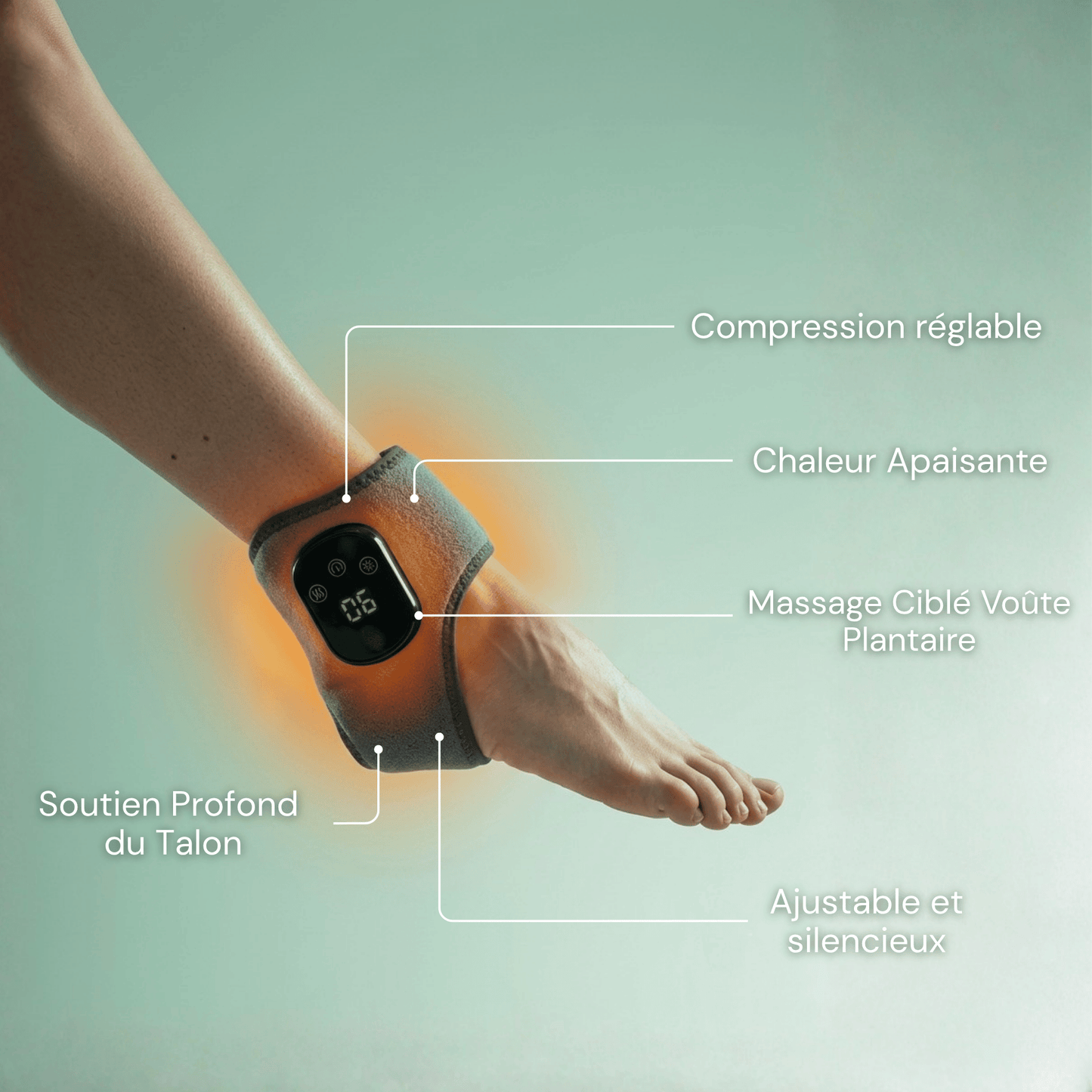 Podiva™ Masseur Pied Triple-Technologie