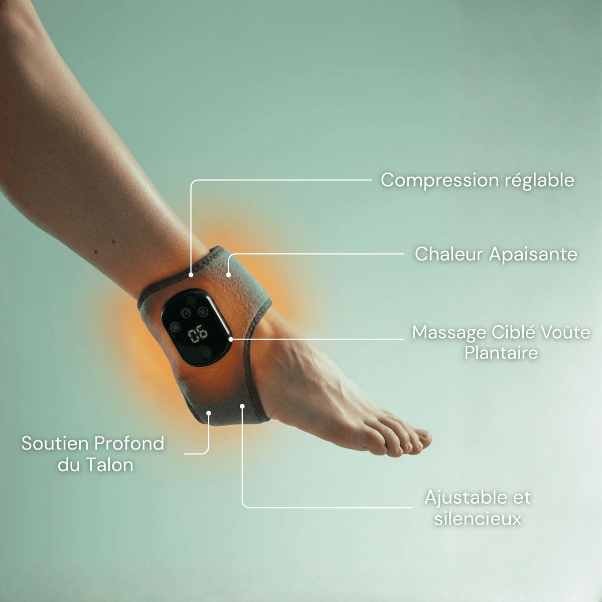 Podiva™ Masseur Pied Triple-Technologie