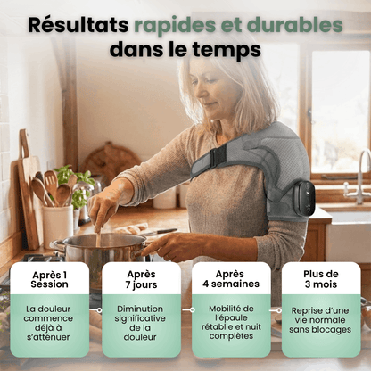 Épaulia™ Attelle Massante Triple-Action