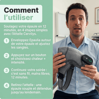 Épaulia™ Attelle Massante Triple-Action